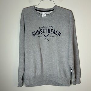 Ragwear Gray Sunset Beach XL Sweatshirt